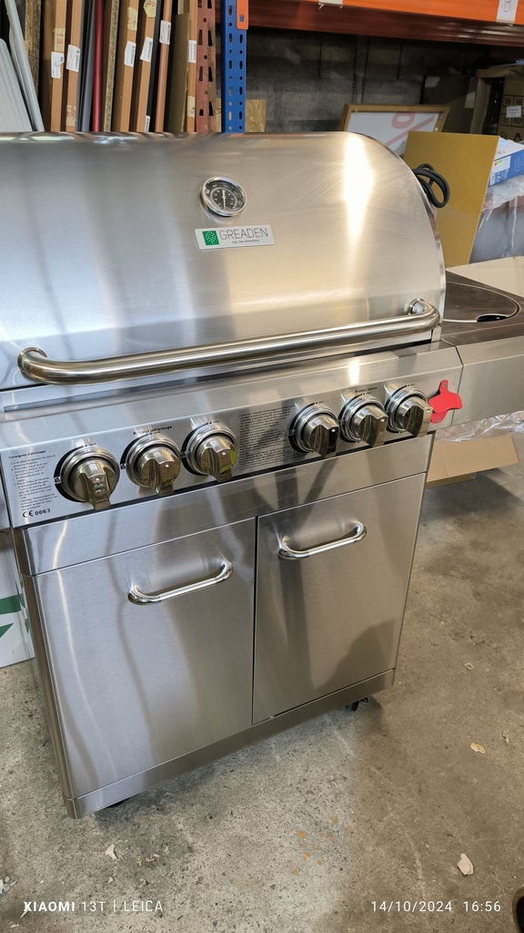 Couvercle barbecue Inox tbé