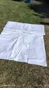 Toit de tonnelle blanc 6x3m PVC 580g/m²