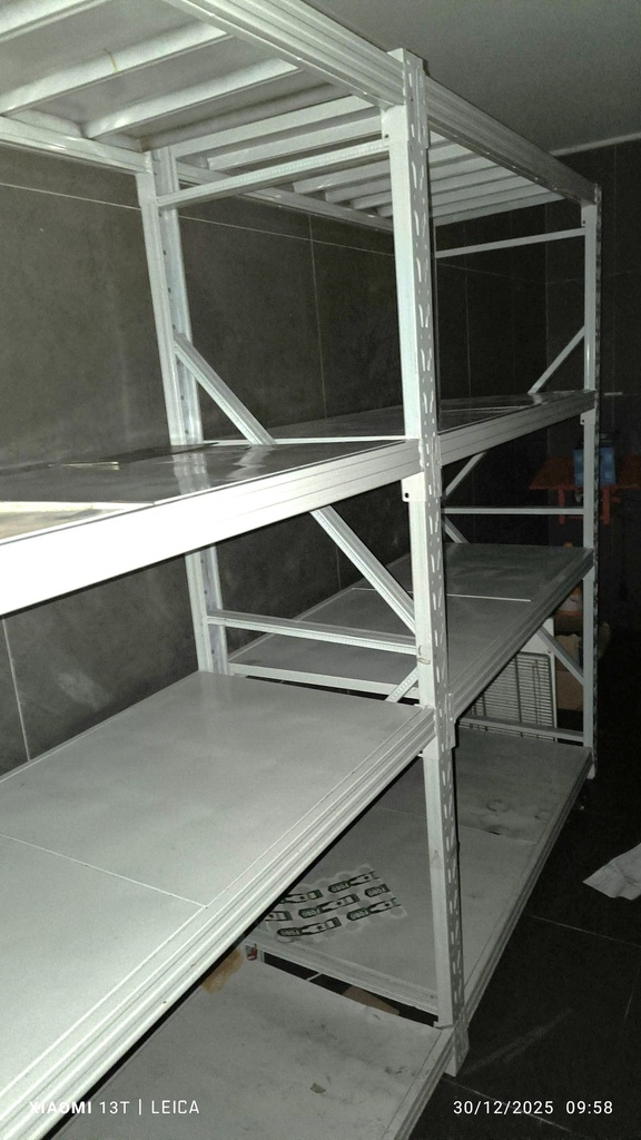 Rack étagères 800xp50xh200cm