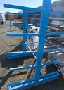 Cantilever/rack d'atelier bleu