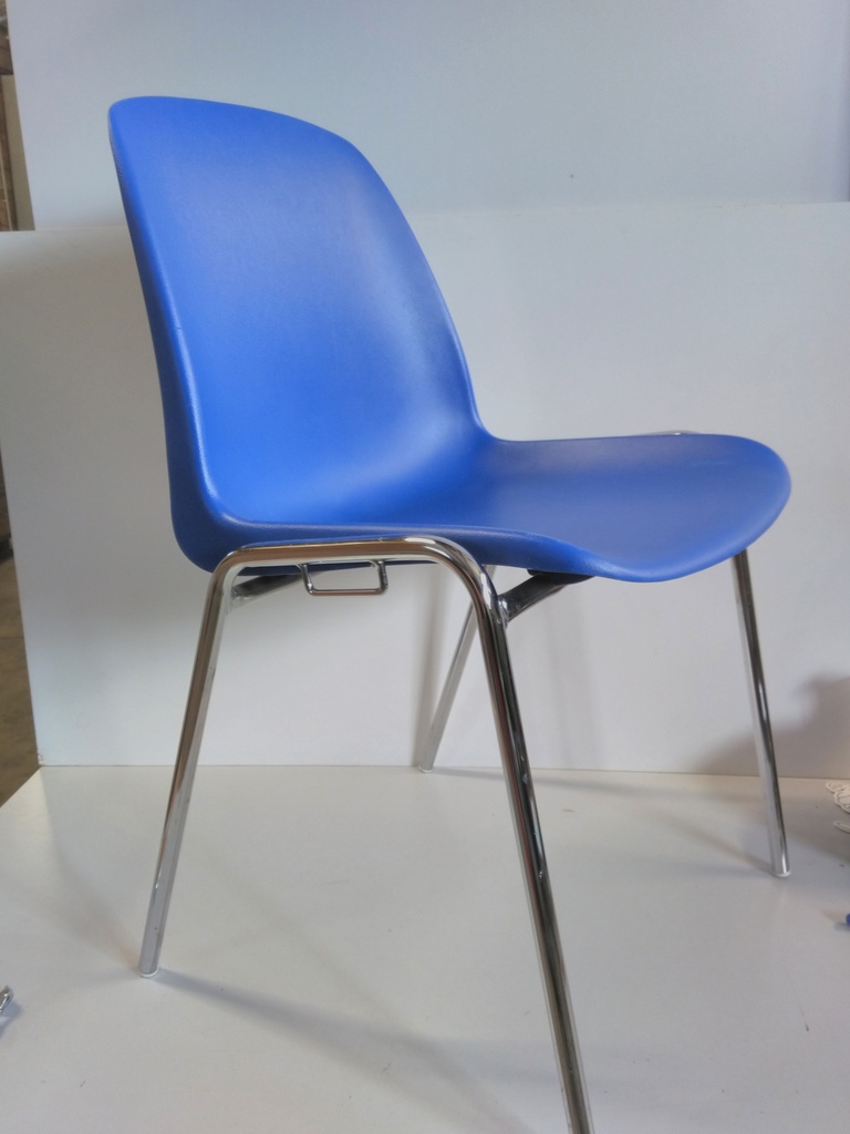 Chaise collectivité bleue