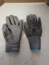 [Z4] Gants Ergos gris liserés bleu