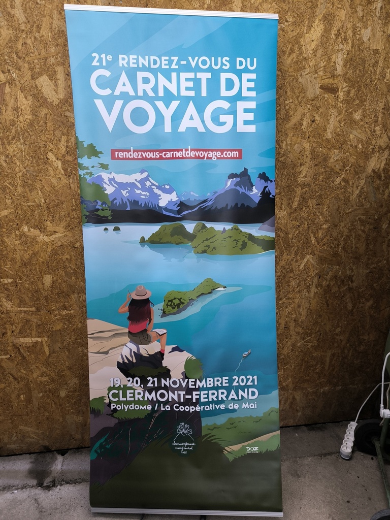 Roll-up "Carnet de voyage" 2021