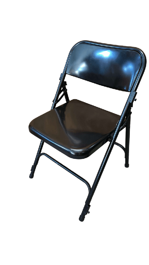 Paire de chaise métal pliantes