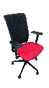 Fauteuil direction rouge/noir n°20