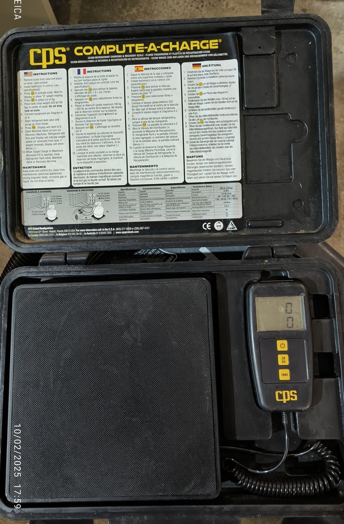Balance sans fil en valise