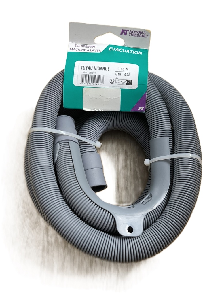 Tuyau évacuation lave linge 2.00m
