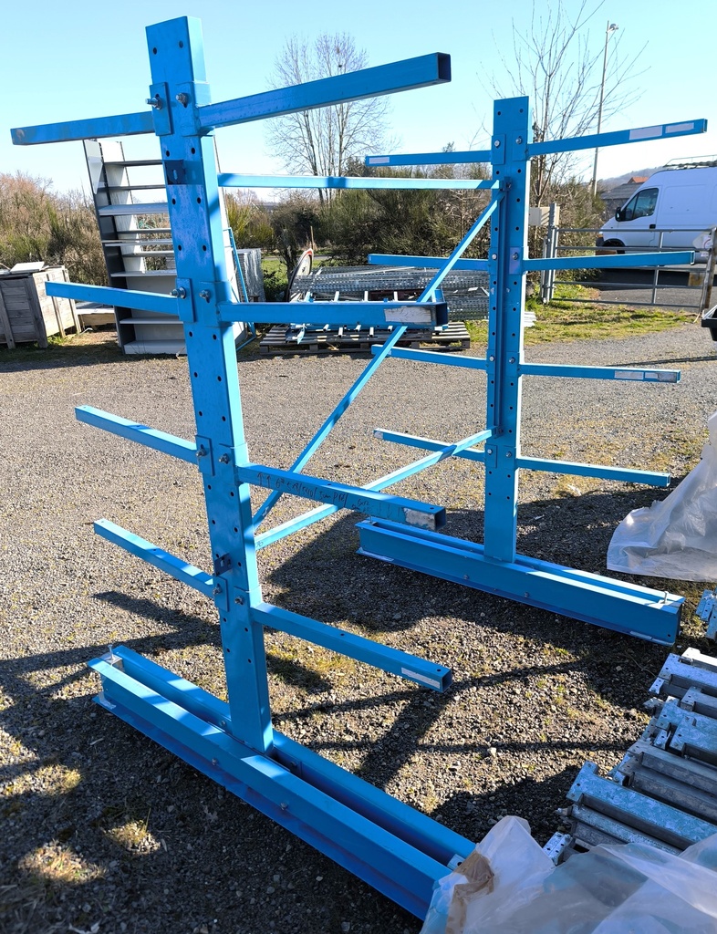 Cantilever/rack d'atelier bleu 320x160x200cm