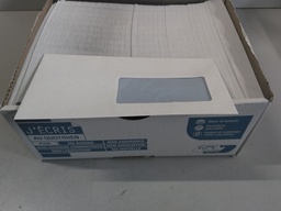 [R1Y9] 500 enveloppes blanches à fenêtre