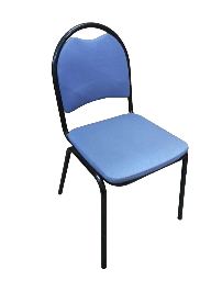 [R2E2B2R1Y2] Chaise de réunion bleue