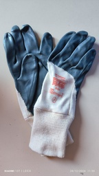 [Z4] Gants étanches bleu/blanc T7