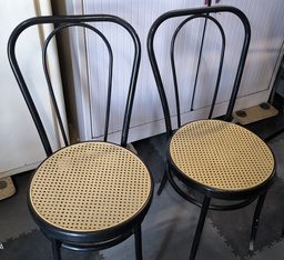 [Z4] Paire de chaises type bistrot