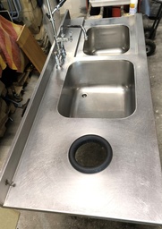 [Z3] Plonge 2 bacs + évacuation déchets